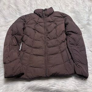 Add Down Chocolate Puffer Jacket